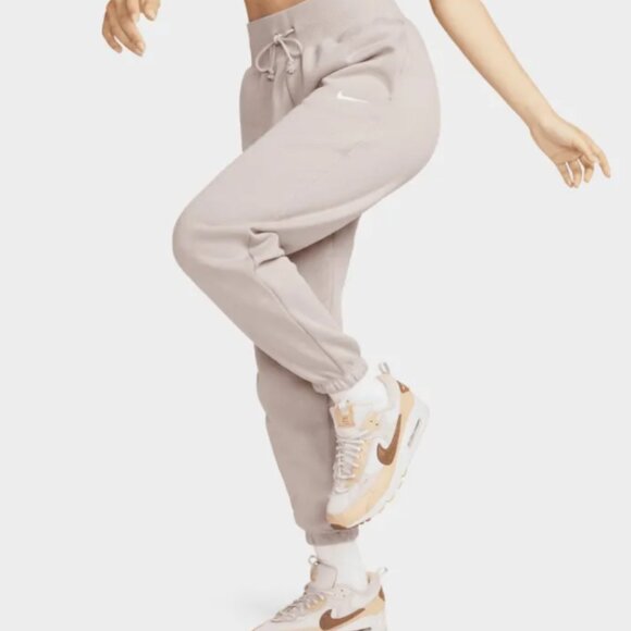 Nike Phoenix oversized hoodie & high waisted jogger sweatpants - diffused taupe - Picture 2 of 9